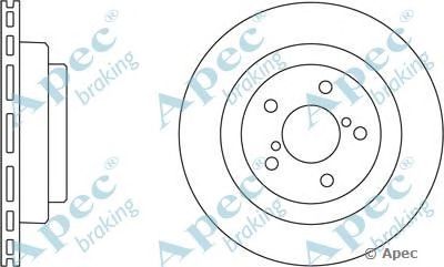 APEC BRAKING dsk2456 -  Тормозной диск